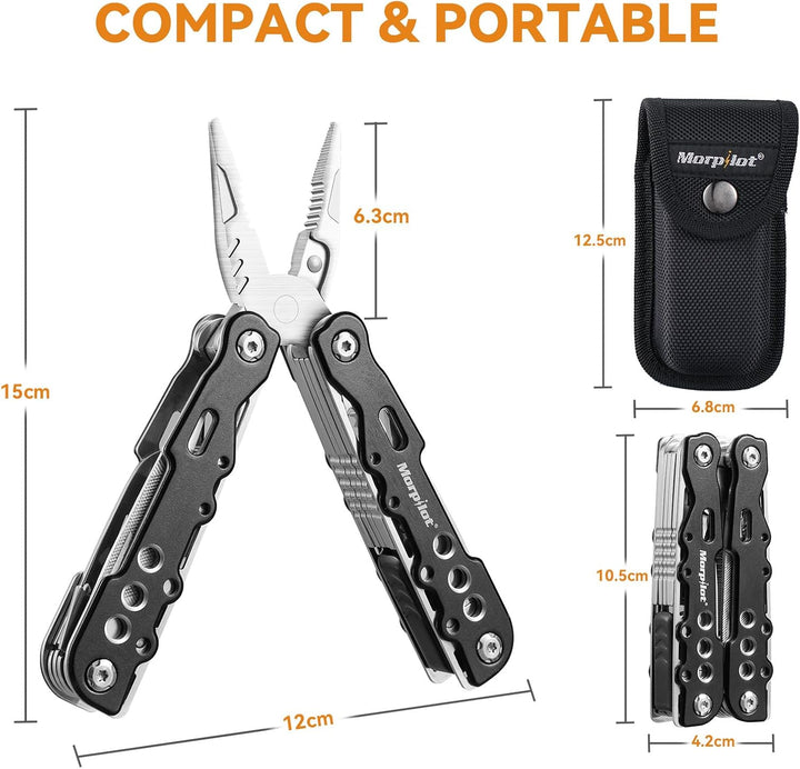 morpilot Geschenke für Männer, 25 in 1 Multitool Werkzeug, Kleine Weihnachtsgeschenke für Männer, Ge