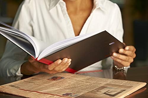 Oxford 400047607 gebundenes Buch Black n Red 5er Pack A4 kariert mit Hardcover und Lesezeichenband 9