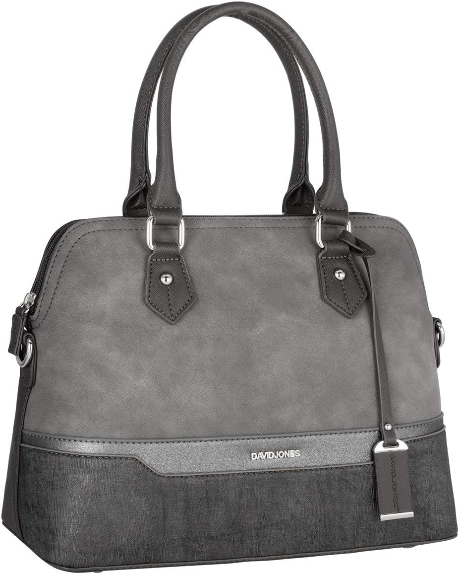 David Jones - Damen Handtasche Elegante Tasche - Frau Henkeltasche Shopper PU Leder - Mehfarbig Schu