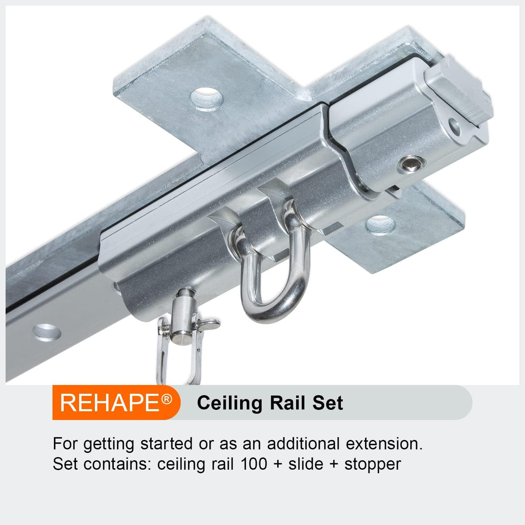 Verschiebbare Deckenbefestigung für Boxsack, Slingtrainer, Schaukel oder Trainingsgeräte – modulares