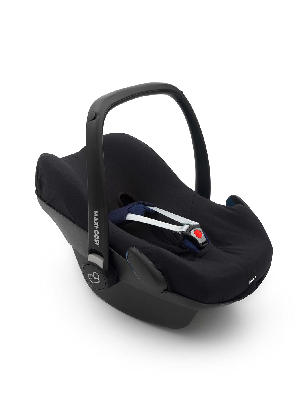 Original Dooky Seat Cover Schonbezug Uni Black für Babyschale Universalgrösse geeignet für 3 und 5 P