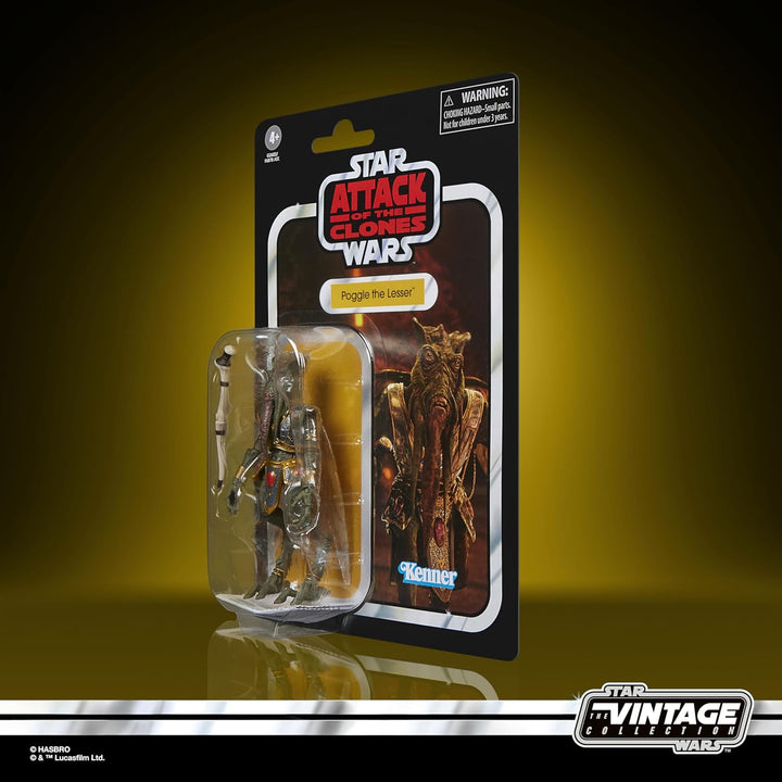 Star Wars The Vintage Collection Poggle der Geringere, Premium Action-Figur zum Sammeln Angriff der