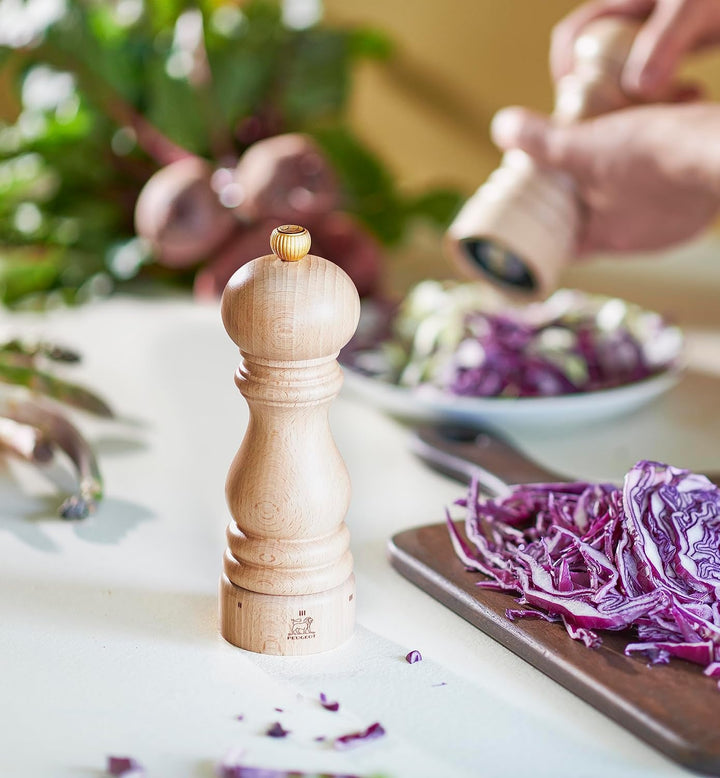 PEUGEOT - Pfeffermühle Paris u‘Select 18 cm - 6 voreingestellte Mahlgrade - Aus PEFC-zertifiziertem