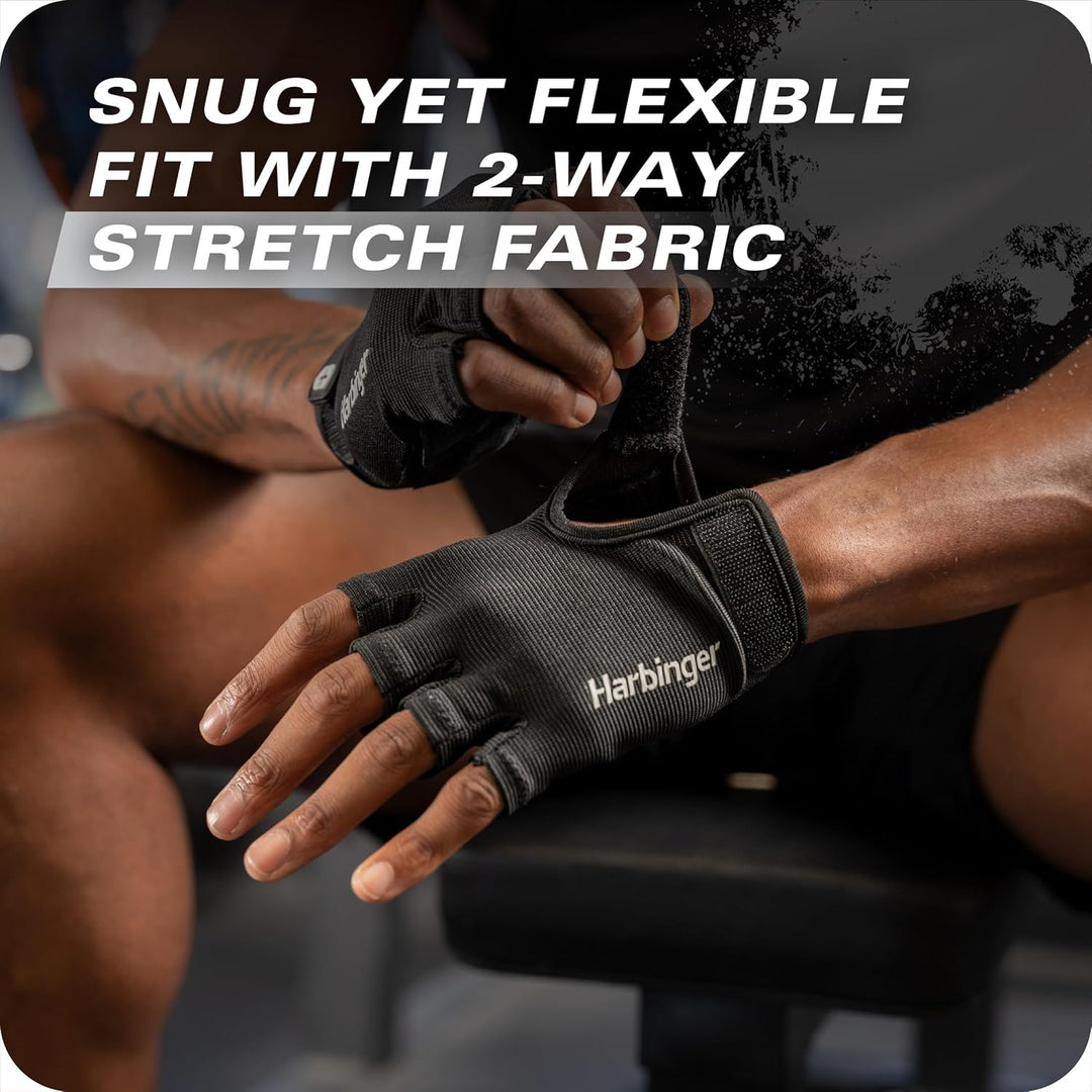 Power Gloves 3.0 Gewichtheberhandschuhe für Herren mit verstellbarem Handgelenkverschluss, atmungsak