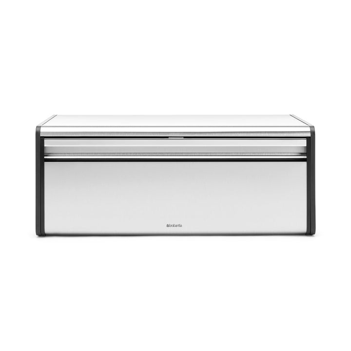 Brabantia Klappbrotkasten - Grosse Aufbewahrungsbox für Brot, Bagels, Brötchen - Platzsparendes Desi