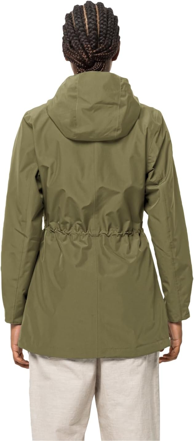 Jack Wolfskin Damen Dakar Parka Damen Parka S bay leaf, S bay leaf