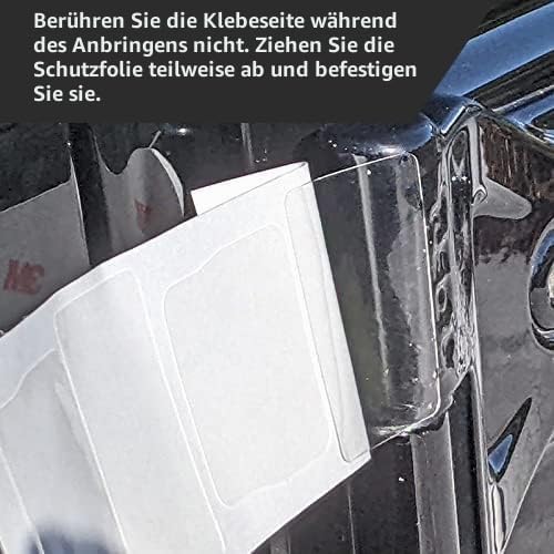 Rock Stopperz Türscharnierschutz-Set – kompatibel mit Jeep Wrangler JLU/Gladiator – 4-Türer (2019 -