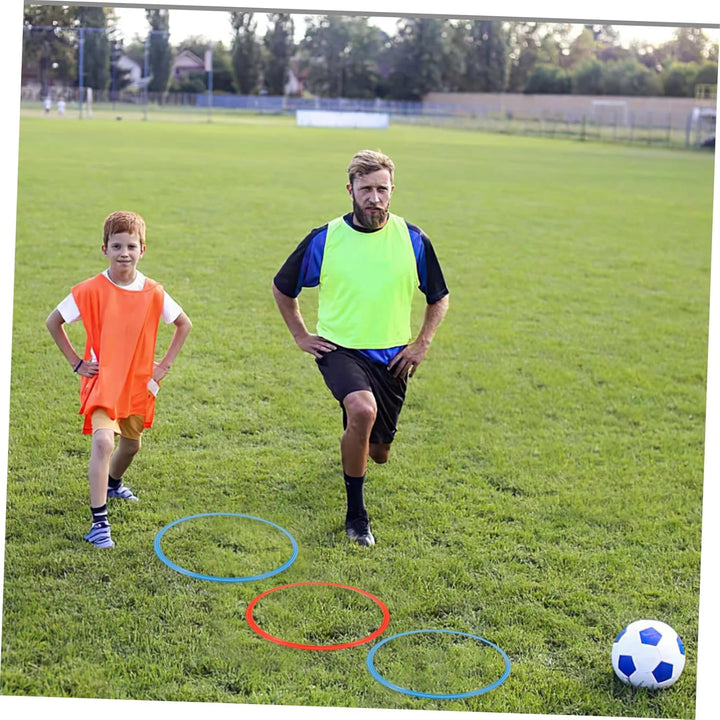 LIOOBO 6 stücke Agility Ringe Geschwindigkeit Agility trainingsringe für Trainer Leichtathletik fuss