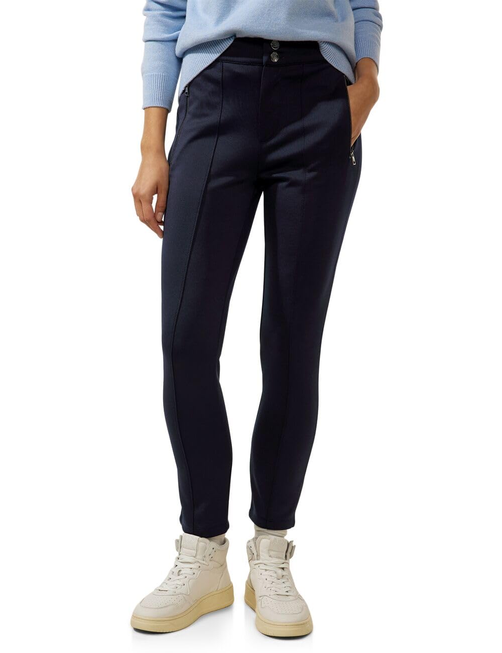 STREET ONE Damen Hose 34W / 30L Deep Blue, 34W / 30L Deep Blue