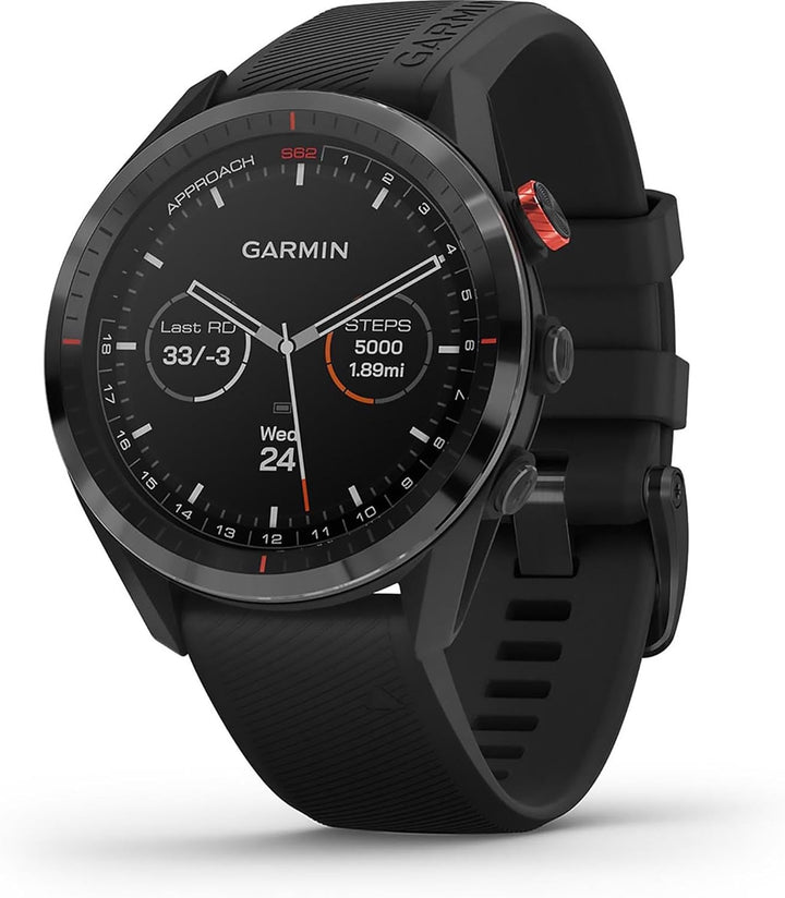 Garmin Approach S62 Smartwatch Golf, 010-02200-00, schwarz (200) Schwarz Nur ansehen, Schwarz Nur an