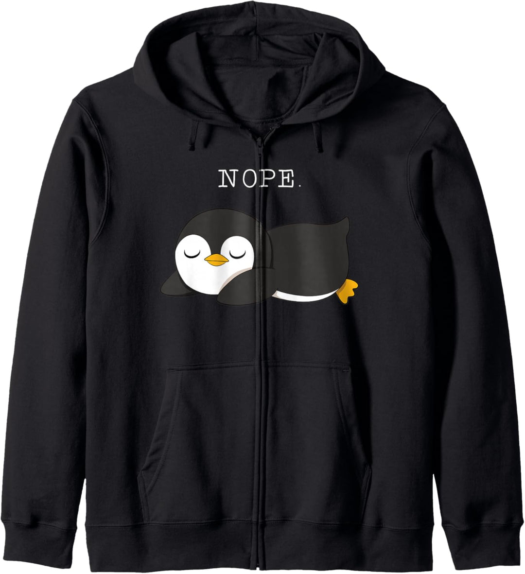 Nope Pinguin Kapuzenjacke