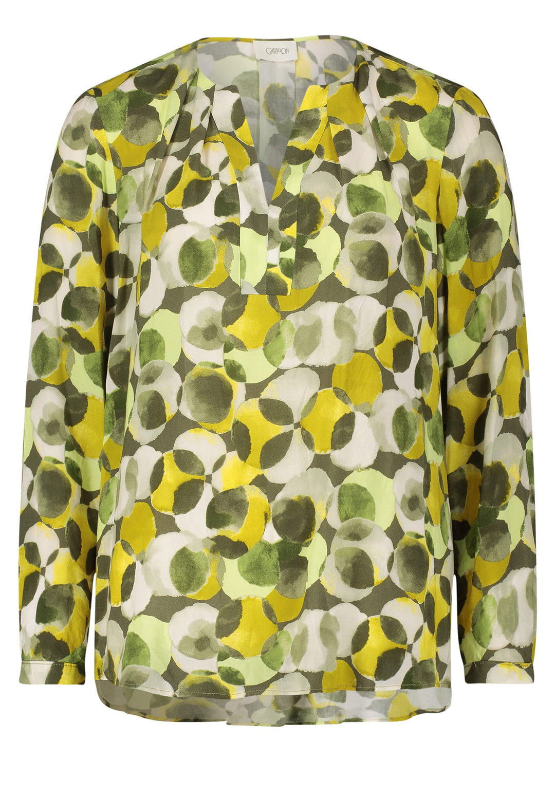 Damen Bluse 34 Green/Yellow, 34 Green/Yellow