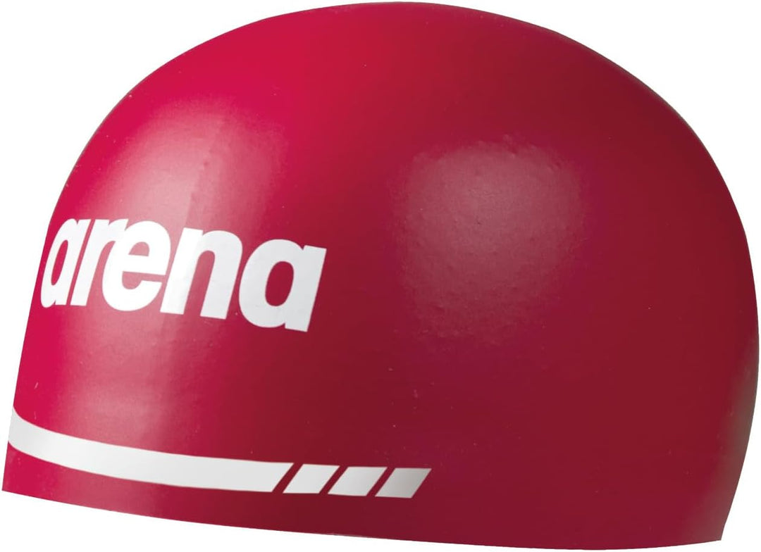 ARENA Unisex – Erwachsene 3D Soft Badekappen L Red, L Red