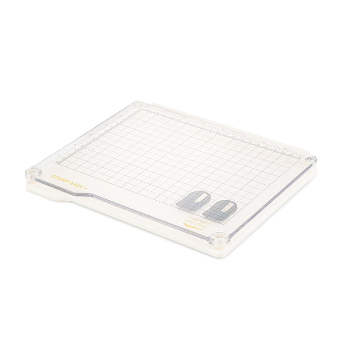 Vaessen Creative Stamp Easy+ Stempel Plattform, Zur genauen Positionierung von Stempeln für Clear St