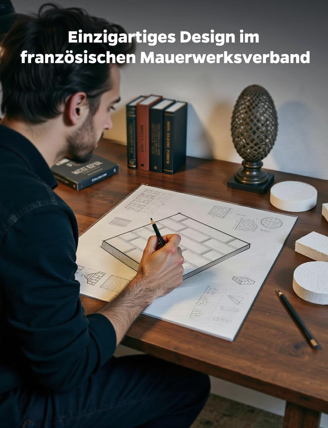 Akustikplatten Selbstklebend, 1,2cm Dicke, 10 Stück Schallabsorber für Wand, Tür, Decke, Acoustic Pa