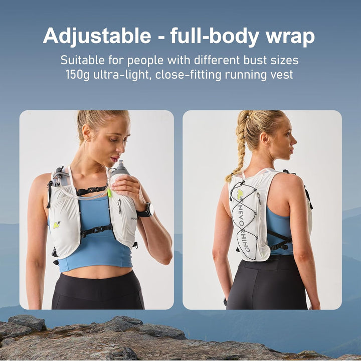 Running Hydration Vest, 5.5L Running Vest for Women Men with 2L TPU Water Bladder,Hydration Backpack