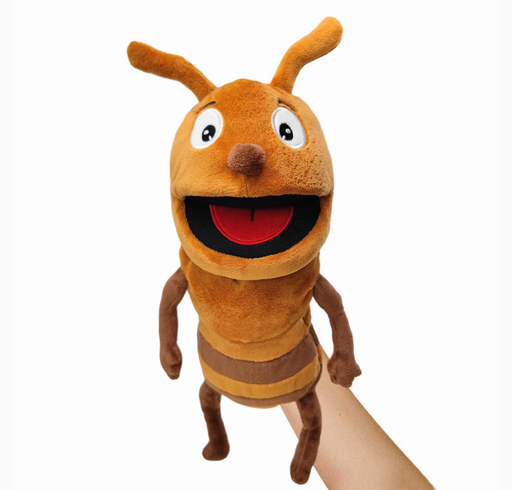 Insekten-Handpuppen für Kinder, Kleinkinder, inklusive Bienen, Schmetterlingen, Libellen usw. mit be