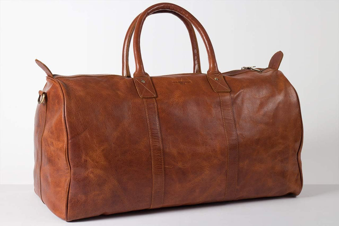 HOLZRICHTER Berlin No 17-1 (XL) - Premium Vintage Weekender Reisetasche, Sporttasche & Handgepäck au