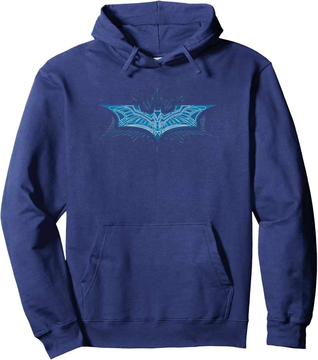 Batman Dark Knight Bat Armor Logo Pullover Hoodie