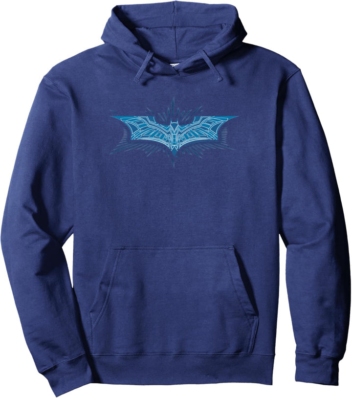 Batman Dark Knight Bat Armor Logo Pullover Hoodie
