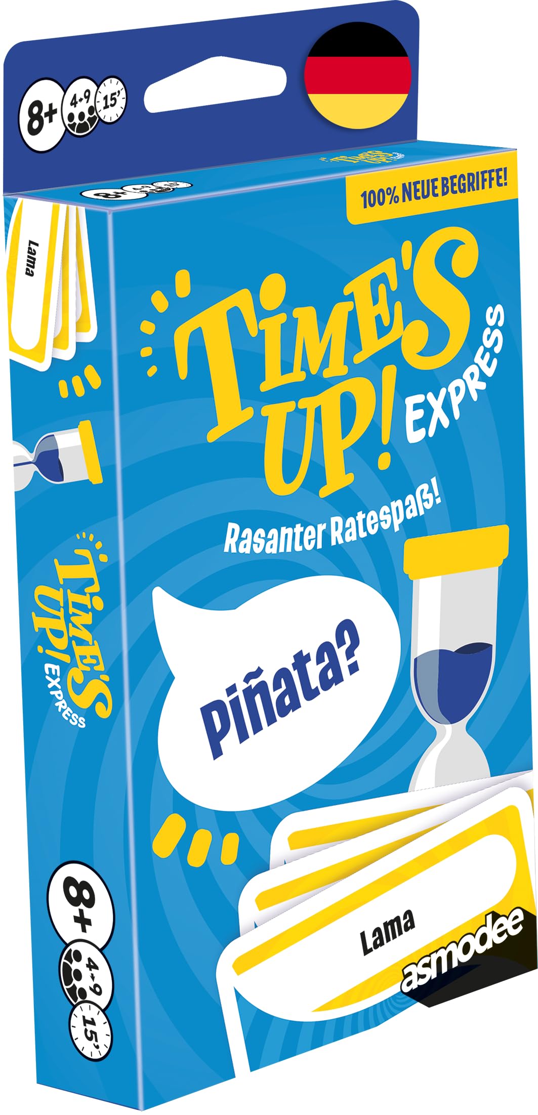 Asmodee, Time’s Up! Express, Zygomatic, Partyspiel, 4-9 Spieler, 8+ Jahre, 15 Minuten, Deutsch
