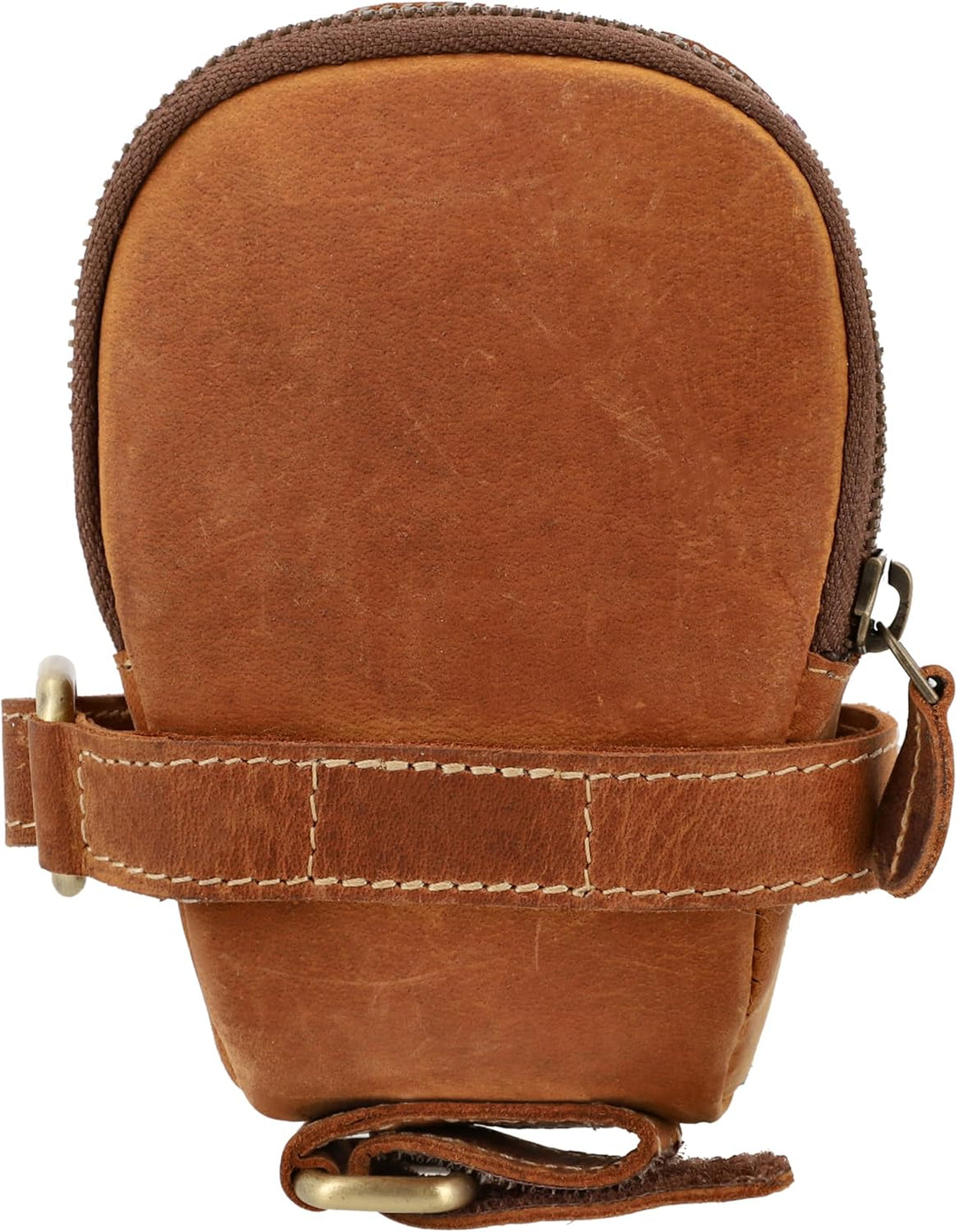 Gusti Fahrradtasche Leder - Gino B. Satteltasche Schlauchtasche für Werkzeug Ledertasche Vintage Bra