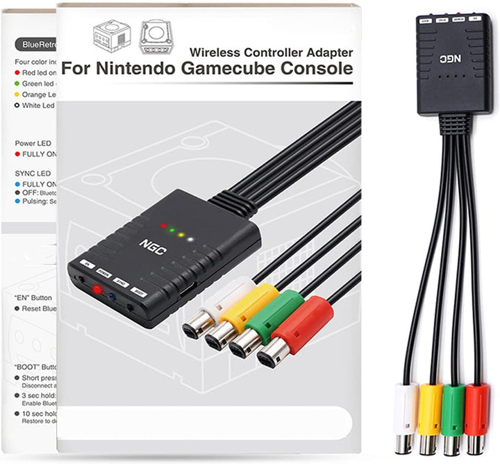 Gamecube Adapter, Professioneller Wireless Controller Adapter für GC Handle Converter für Wii für Sw