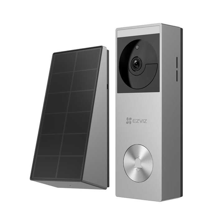 EZVIZ Kabellose Türklingel mit Solarpanel, Video Türklingel mit 2K Kamera, Farbnachtsicht, Personene