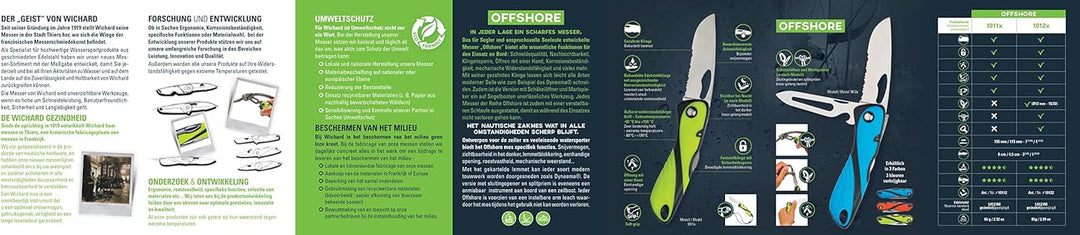 Wichard - Couteau Offshore Lame crantée et démanilleur Standard, Standard