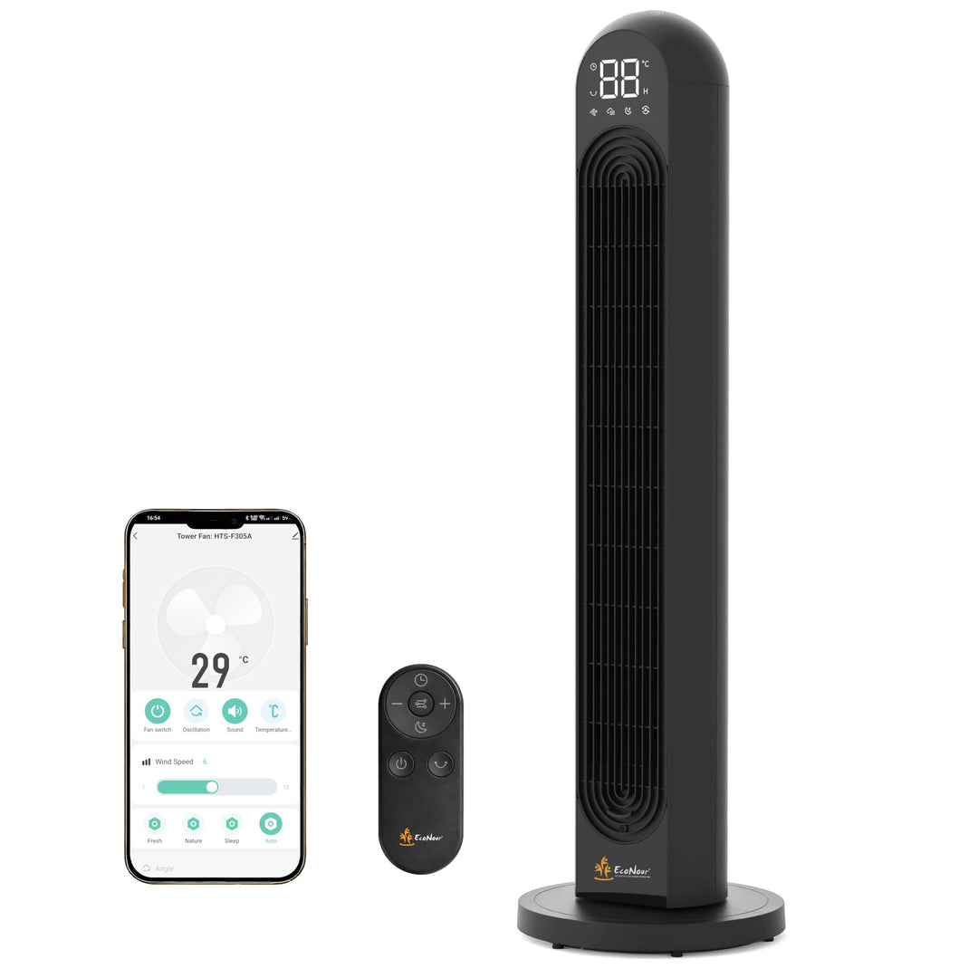 EcoNour TRIPOD blattloser Luftreiniger-Ventilator Merhfarbig, Schneeweiss