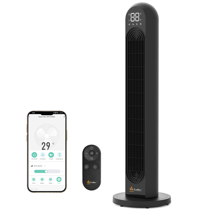 EcoNour TRIPOD blattloser Luftreiniger-Ventilator Merhfarbig, Schneeweiss