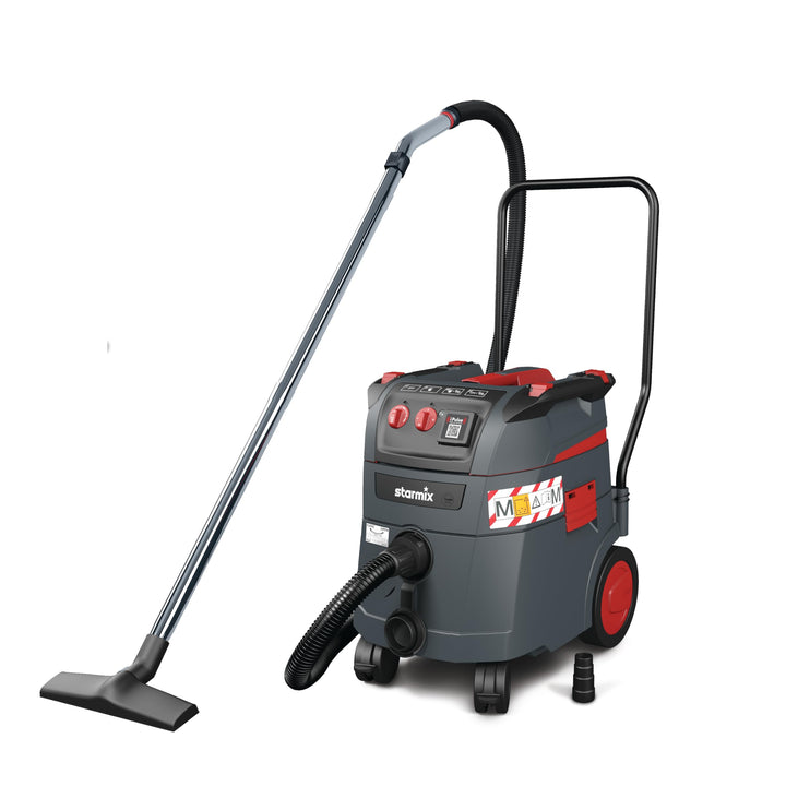Starmix Nass- und Trockensauger iPulse M-1635 Safe Plus, hochwertiger Sicherheitssauger für Baustell