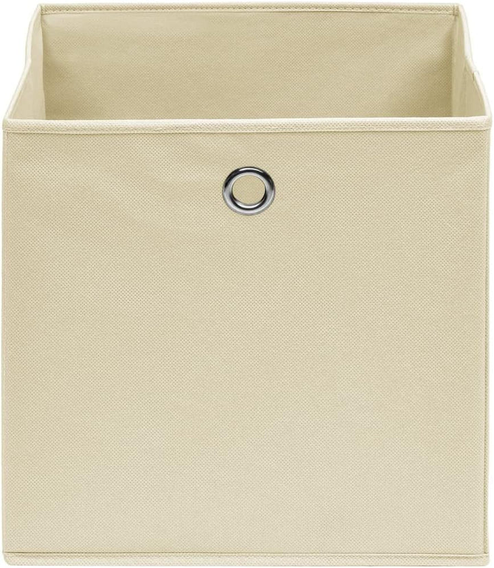 WIFESE 10 Stück Aufbewahrungsbox 32X32X32 cm Faltbox Mit Fingerloch Storage Boxes Faltbarer Organize