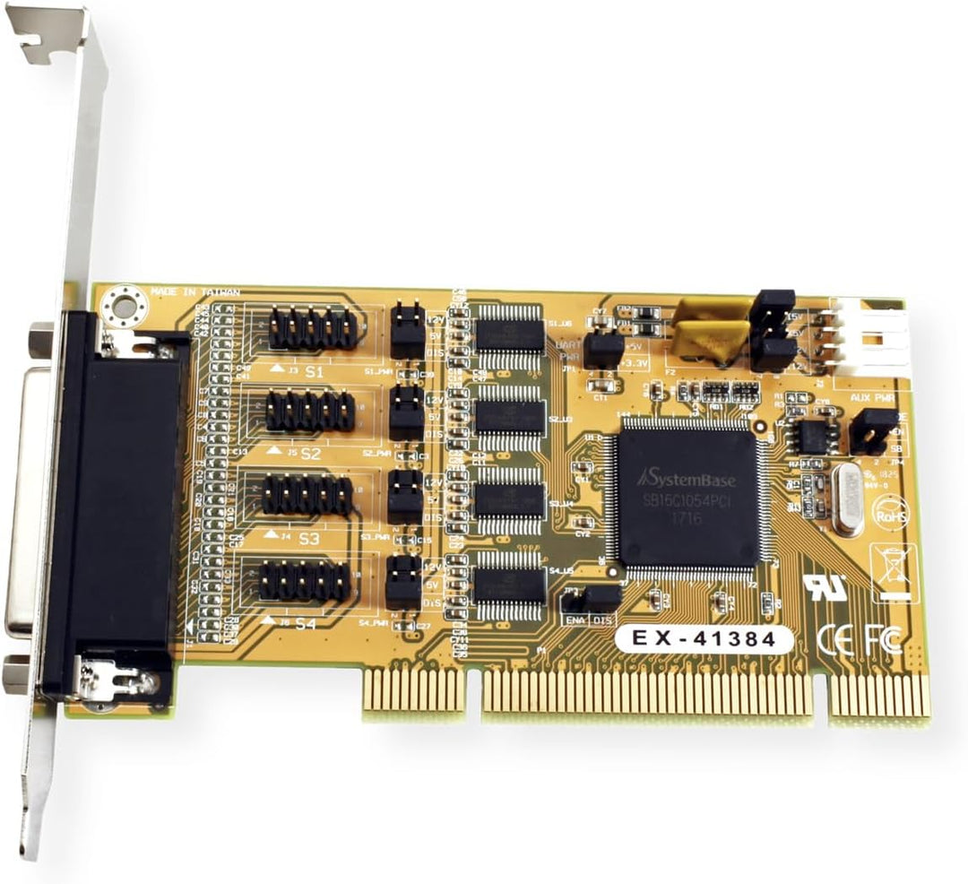 Exsys EX-41384 Schnittstellenkarte - PCI Karte 4X Seriell RS-232