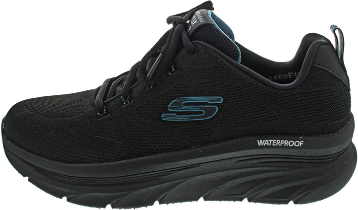 Skechers Herren D'lux Walker-Get Oasis Sneakers 40 EU Schwarz, 40 EU Schwarz