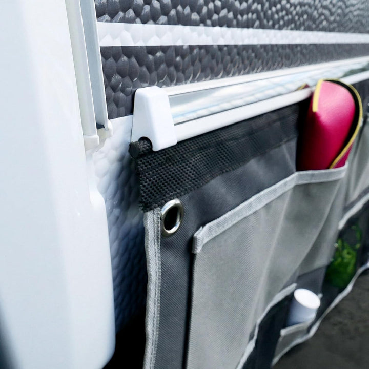 your GEAR Caravan Organizer Wide - Hängeregal für Zelt, Vorzelt, Wohnwagen 45 x 100 cm, 6 Fächer