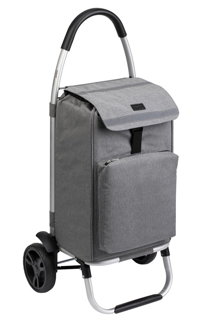 Meister Einkaufstrolley, 54 + 5 L – Standard – grau Standard Grau, Standard Grau