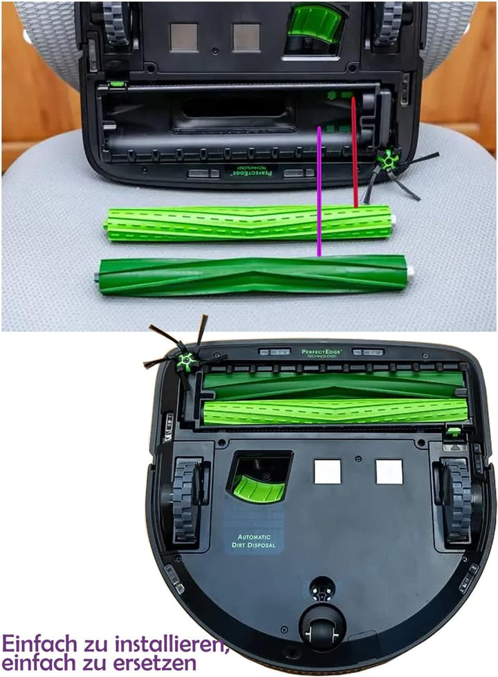 Ersatzteile Zubehör, Ersatz-Rollenbürsten für irobot Roomba S S9 (9150) S9+ S9 Plus (9550) S-Series