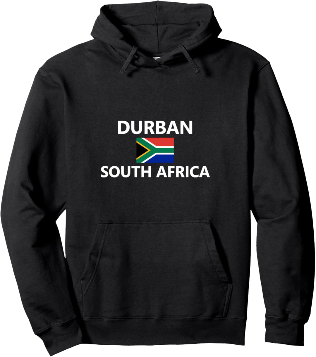 Durban Südafrika Afrikanische Flaggenstadt South Africa Flag Pullover Hoodie