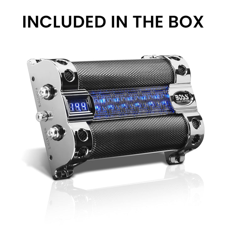 BOSS Audio 8 Farad Kondensator 8 Farad, 8 Farad