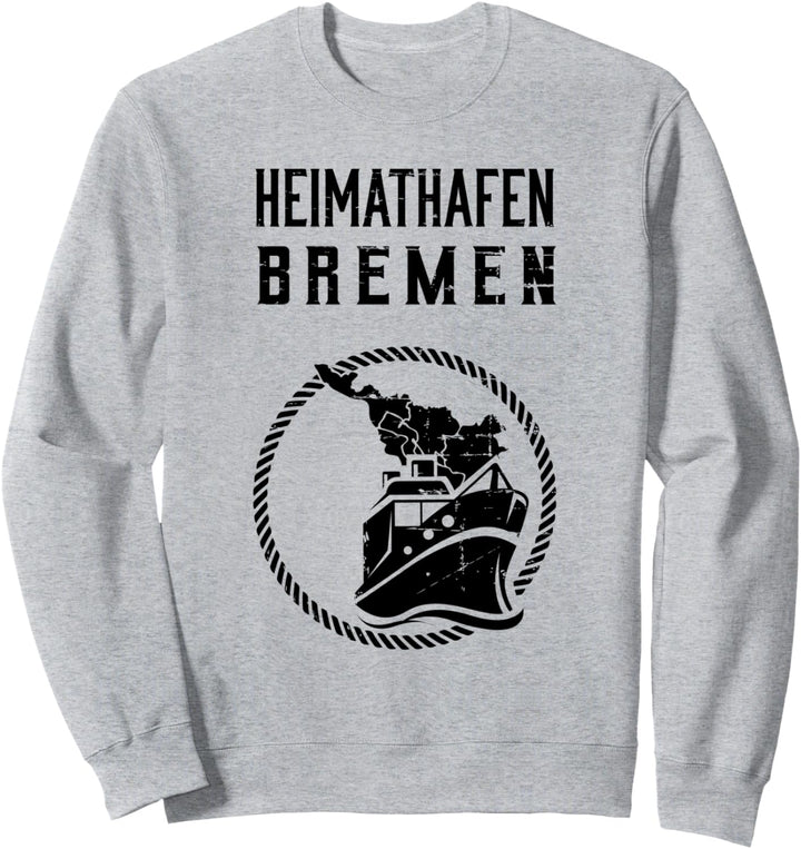 Heimathafen Bremen Moin Bremer Küste Nordsee Geschenk Sweatshirt