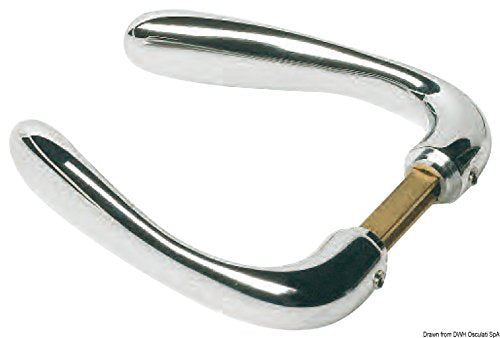 Osculati Classic Türklinke Kata Messing, verchromt 113 mm
