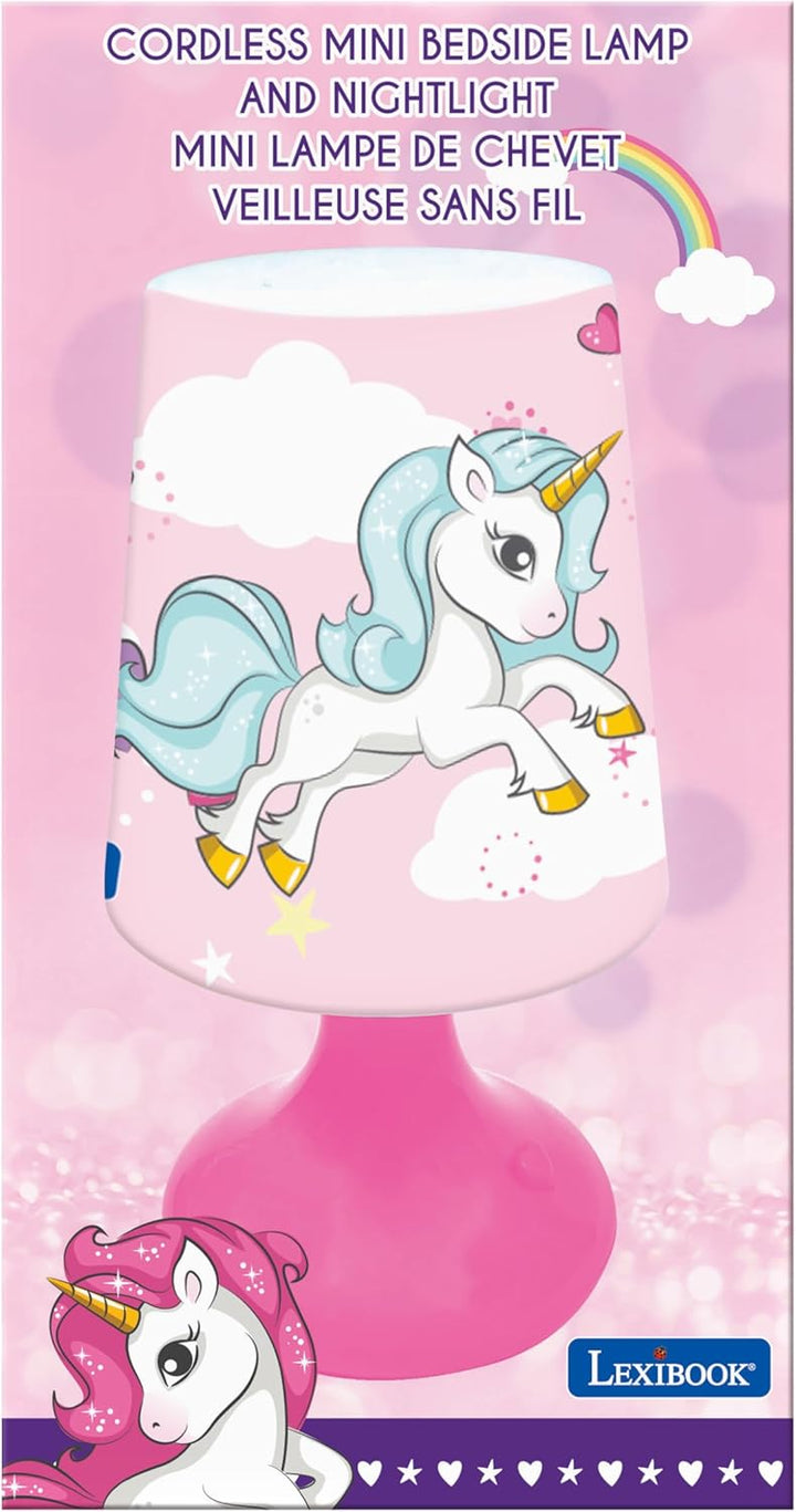 Lexibook, Einhorn, Mini Kabellose Nachttischlampe und Nachtlicht, MLT10UNI, Einhorn