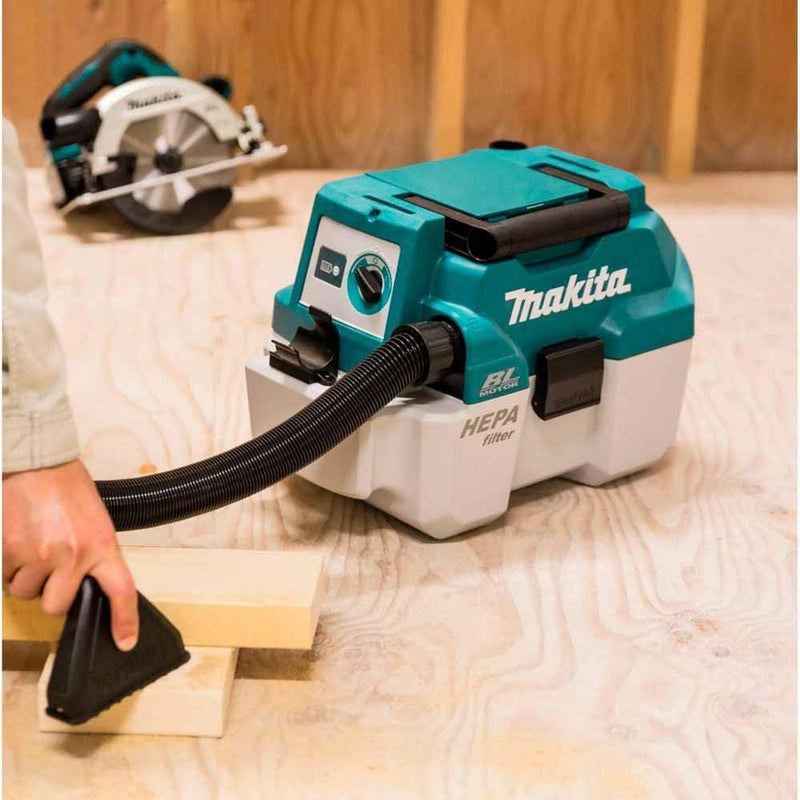 Makita DVC750LZX3 Akku-Staubsauger 18 V (ohne Akku, ohne Ladegerät) Single