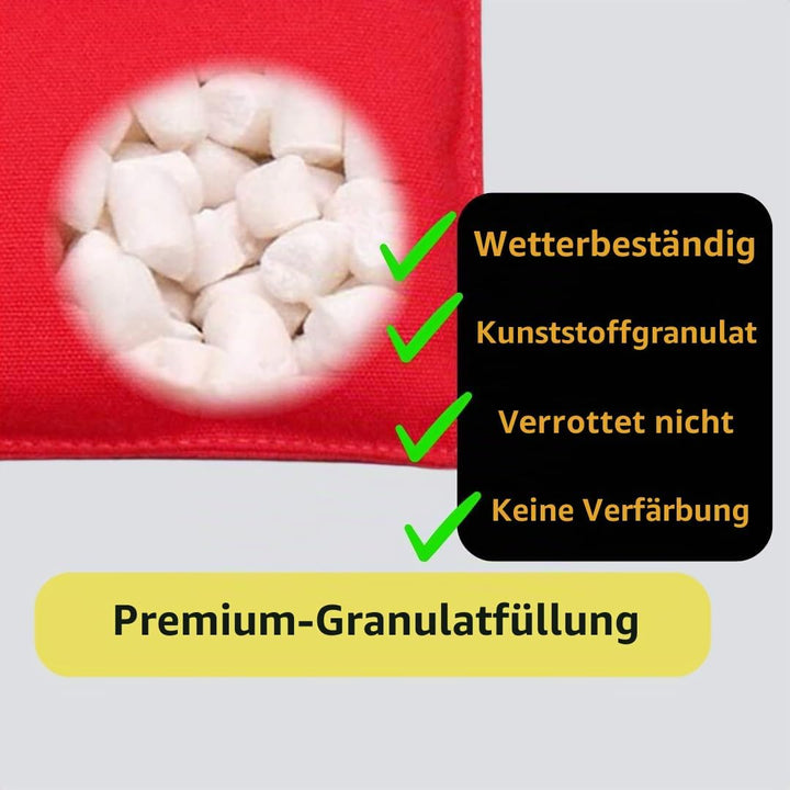 Cornhole Bean Bags USA Wetter resistent- Satz von 4 Verordnung Säcke für Tossing- Offizielle profess