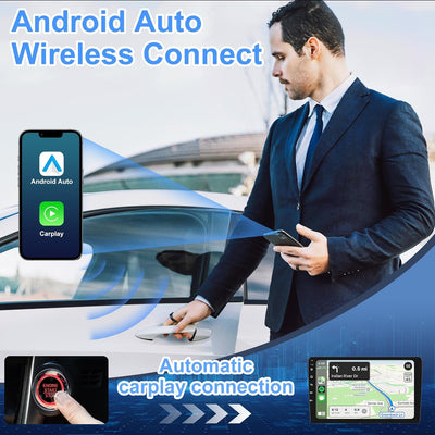 Wireless Android Auto und Carplay Wireless Adapter, Wireless 2 in 1 Stick wandelt verdrahtete Androi