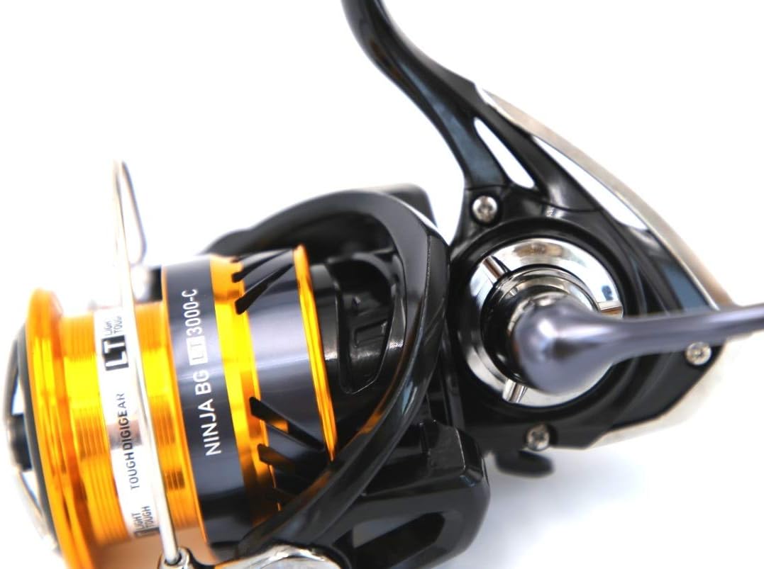 Daiwa Ninja BG LT Spinnrolle Sondermodell Special Black Edition Frontbremse 3000 C