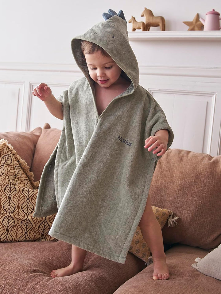 Vertbaudet Baby Badeponcho TIERLIEBE VERT 62-68, VERT 62-68