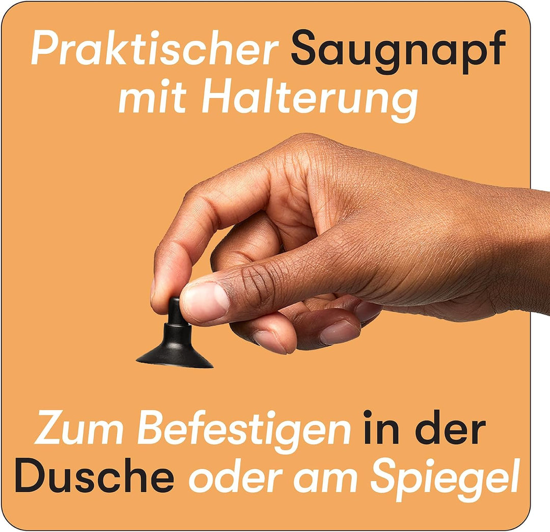 Boldking Bartpflege Set für Männer Regular - Rasierset mit Nassrasierer, 2 Stück Rasierklingen, Rasi