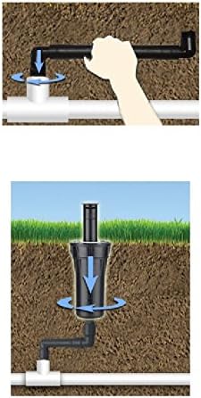 20 Stück Rain Bird 5004 plus PL-PC-3.0 Versenkregner / Getrieberegner mit "Flow-Shut-Off" + 5 Swing